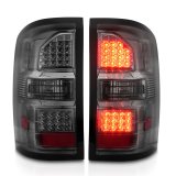 ANZO 2014-2018 GMC Sierra LED Tail Lights Black Housing Smoke Lens thumbnail 6