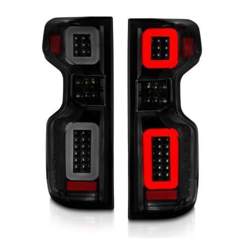 ANZO 19-21 Chevy Silverado Full LED Taillights Black Housing Smoke Lens G2 (w/C light Bars) thumbnail 8