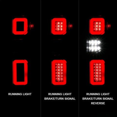 ANZO 19-21 Chevy Silverado Full LED Taillights Black Housing Smoke Lens G2 (w/C light Bars) thumbnail 9