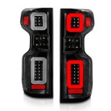 ANZO 19-21 Chevy Silverado Work Truck Full LED Taillights Blk Housing Clear Lens G2 (w/C light Bars) thumbnail 5