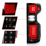 ANZO 19-21 Chevy Silverado Work Truck Full LED Taillights Blk Housing Clear Lens G2 (w/C light Bars) thumbnail 6