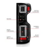 ANZO 19-21 Chevy Silverado Work Truck Full LED Taillights Blk Housing Clear Lens G2 (w/C light Bars) thumbnail 7