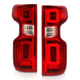 ANZO 19-21 Chevy Silverado Work Truck Full LED Taillights Chrome Housing Red Lens G2(w/C light Bars) thumbnail 5