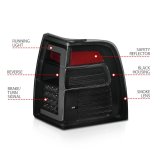ANZO 07-17 Ford Expedition LED Taillights w/ Light Bar Black Housing Smoke Lens thumbnail 4