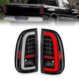 ANZO 00-06 Toyota Tundra LED Taillights w/ Light Bar Black Housing Clear Lens thumbnail 3