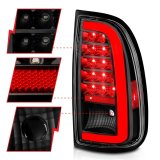 ANZO 00-06 Toyota Tundra LED Taillights w/ Light Bar Black Housing Clear Lens thumbnail 4