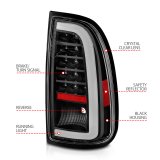 ANZO 00-06 Toyota Tundra LED Taillights w/ Light Bar Black Housing Clear Lens thumbnail 5