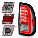 ANZO 00-06 Toyota Tundra LED Taillights w/ Light Bar Chrome Housing Clear Lens thumbnail 6