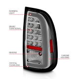 ANZO 00-06 Toyota Tundra LED Taillights w/ Light Bar Chrome Housing Clear Lens thumbnail 7
