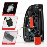 ANZO 00-06 Toyota Tundra LED Taillights w/ Light Bar Chrome Housing Clear Lens thumbnail 9