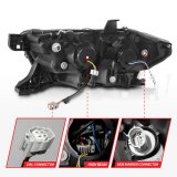 ANZO 16-22 Toyota Tacoma LED Projector Headlights w/ Light Bar Sequential Black Housing w/Initiation thumbnail 6
