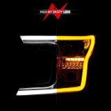ANZO 18-20 Ford F-150 (w/o Fctry LED) Full LED Proj Headlights w/Light Bar Swtchbk Seq. Chrome w/Int thumbnail 8