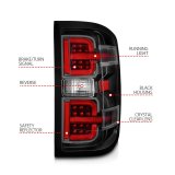 ANZO 15-19 Chevy Silverado 2500HD/3500HD (Halgn Only) LED Tail Lights w/Black Light Bar & Clear Lens thumbnail 6
