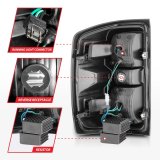 ANZO 15-19 Chevy Silverado 2500HD/3500HD (Halgn Only) LED Tail Lights w/Black Light Bar & Clear Lens thumbnail 8