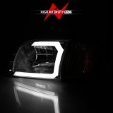 ANZO 00-04 Toyota Tundra (Reg/Acc Cab Only) Crystal Headlights w/Lgt Bar Chrome w/Corner Lights 2pc thumbnail 7
