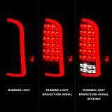 ANZO 05-15 Toyota Tacoma Full LED Tail Lights w/Light Bar Sequential Black Housing Clear Lens thumbnail 6
