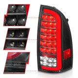 ANZO 05-15 Toyota Tacoma Full LED Tail Lights w/Light Bar Sequential Black Housing Clear Lens thumbnail 8