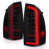 ANZO 05-15 Toyota Tacoma Full LED Tail Lights w/Light Bar Sequential Black Housing Smoke Lens thumbnail 2