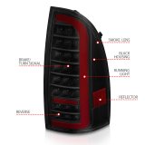 ANZO 05-15 Toyota Tacoma Full LED Tail Lights w/Light Bar Sequential Black Housing Smoke Lens thumbnail 9