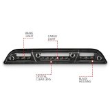 ANZO 15-20 Ford F-250 - F-550 LED Third Brake Light - Black Housing/Clear Lens thumbnail 6