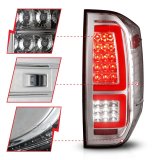 ANZO 2014-2021 Toyota Tundra LED Taillights Chrome Housing/Clear Lens thumbnail 5