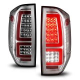 ANZO 2014-2021 Toyota Tundra LED Taillights Chrome Housing/Clear Lens thumbnail 6
