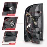ANZO 15-21 GMC Canyon Full LED Taillights w/ Red Lightbar Black Housing/Clear Lens thumbnail 4