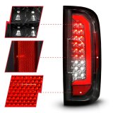 ANZO 15-21 GMC Canyon Full LED Taillights w/ Red Lightbar Black Housing/Clear Lens thumbnail 5