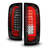 ANZO 15-21 GMC Canyon Full LED Taillights w/ Red Lightbar Black Housing/Clear Lens thumbnail 8