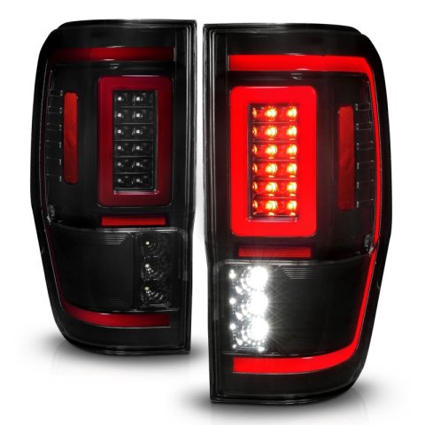 ANZO 19-22 Ford Ranger Full LED Taillights w/ Lightbar Sequential Signal Black Housing/Smoke Lens thumbnail 6
