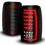 ANZO 00-06 Chevrolet Tahoe / GMC Yukon Full LED Taillights w/ Lightbar Black Housing/Smoke Lens thumbnail 4