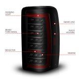 ANZO 00-06 Chevrolet Tahoe / GMC Yukon Full LED Taillights w/ Lightbar Black Housing/Smoke Lens thumbnail 5
