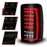 ANZO 00-06 Chevrolet Tahoe / GMC Yukon Full LED Taillights w/ Lightbar Black Housing/Smoke Lens thumbnail 7