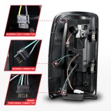ANZO 00-06 Chevrolet Tahoe / GMC Yukon Full LED Taillights w/ Lightbar Black Housing/Smoke Lens thumbnail 9