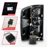 ANZO 15-19 Chevrolet Silverado 2500 HD/3500 HD LED Taillight w/ Sequential Black Housing/Smoke Lens thumbnail 6