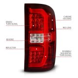 ANZO 14-18 GMC Sierra 1500 LED Taillights Red/Clear thumbnail 7