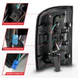 ANZO 14-18 GMC Sierra 1500 LED Taillights Red/Clear thumbnail 9