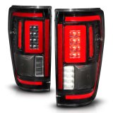 ANZO 21-23 Ford F-150 LED Taillights Seq. Signal w/BLIS Cover - Black (For Factory Halogen ONLY) thumbnail 9