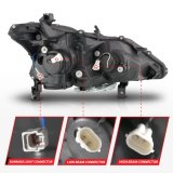 ANZO 13-15 Nissan Altima (w/o Factory HID Bulbs) Projector Headlights - w/ Light Bar Chrome Housing thumbnail 7