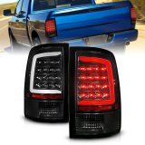 ANZO 09-18 Dodge Ram 1500 Full LED Taillights w/ Sequential Black Housing/Clear Lens thumbnail 1