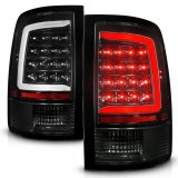 ANZO 09-18 Dodge Ram 1500 Full LED Taillights w/ Sequential Black Housing/Clear Lens thumbnail 4