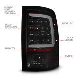 ANZO 09-18 Dodge Ram 1500 Full LED Taillights w/ Sequential Black Housing/Smoke Lens thumbnail 4