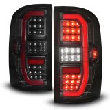 ANZO 14-18 GMC Sierra 1500 Full LED Taillights Black Housing Clear Lens (w/C Light Bars) thumbnail 3