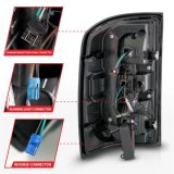 ANZO 14-18 GMC Sierra 1500 Full LED Taillights Black Housing Clear Lens (w/C Light Bars) thumbnail 4