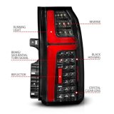 ANZO 15-20 Chevrolet Tahoe Sequential LED Tube Taillights Black thumbnail 5