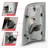 ANZO 09-18 Dodge Ram 1500 Sequential LED Taillights Smoke Black thumbnail 3