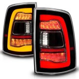 ANZO 09-18 Dodge Ram 1500 Sequential LED Taillights Black w/Switchback Amber Signal thumbnail 3