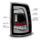 ANZO 09-18 Dodge Ram 1500 Sequential LED Taillights Black w/Switchback Amber Signal thumbnail 5