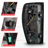 ANZO 19-23 GMC Sierra 1500/2500HD/3500HD Smoke Black Replacement Full LED Bar Tail Light thumbnail 3