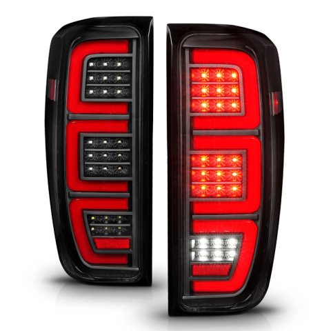 ANZO 19-23 GMC Sierra 1500/2500HD/3500HD Black Replacement Full LED Bar Tail Light thumbnail 4